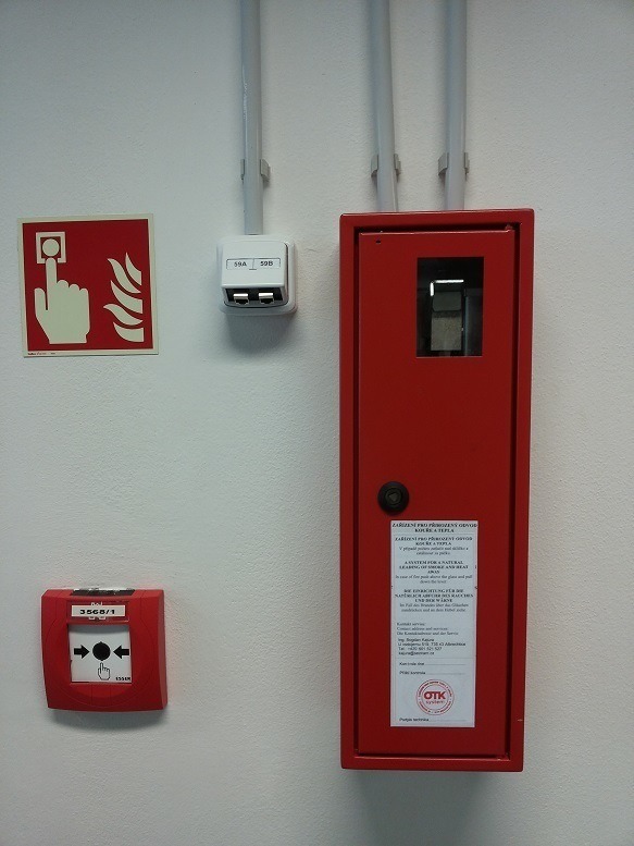 SOZ ZODT odvod dymu a tepla - OTK system požiarne odvetranie prirodzené